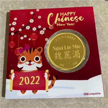 Koin Emas lm mirip antam ubs 24k 10gr