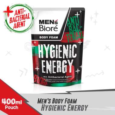 Promo Harga Biore Mens Body Foam Hygienic Energy 450 ml - Blibli