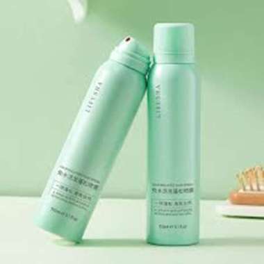 DRY SHAMPOO - DRY SHAMPO VIRAL Semprotan Rambut kering untuk mengembangkan rambut-minyak rambut-kont