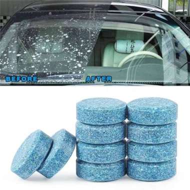 NS - TABLET SABUN KACA MOBIL - PEMBERSIH KACA MOBIL - GLASS CLEANER CAR BIRU