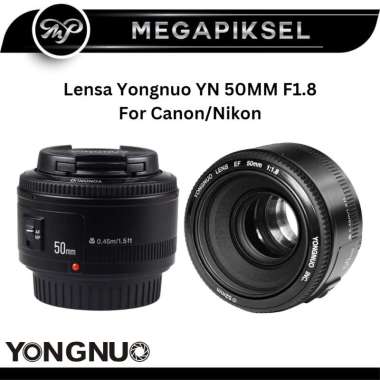 Lensa Yongnuo YN 50MM F1.8 For Canon FOR NIKON