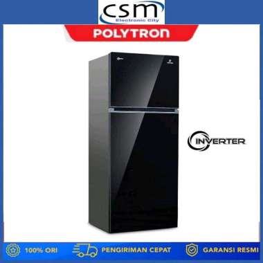 POLYTRON Kulkas 2 Pintu 240L PRW 25VX / PRW25 / 25VX / PRW25VX GARANSI RESMI