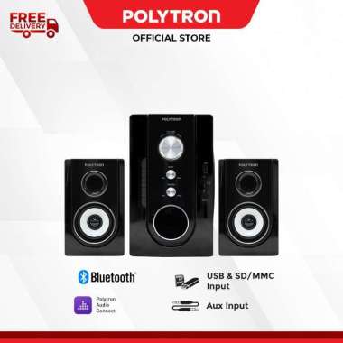 POLYTRON Multimedia Speaker PMA 9320 /Black Garansi Resmi