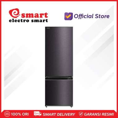 Toshiba Kulkas 2 Pintu GR-RB410WE-PMF(37) Inverter Bottom Freezer