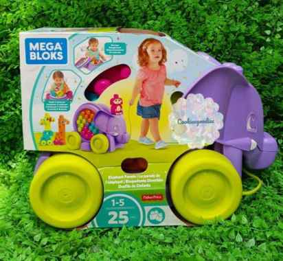 mega bloks elephant parade purple