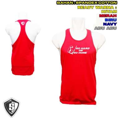 Singlet Fitnes stinger fitness Go Hard or go home L