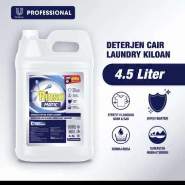 RINSO Cair MATIC Profesional JERIGEN 4,5 Liter RINSO MATIC Cair