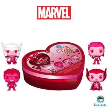 Funko Pocket POP! Marvel The Avengers Valentine's Day Heart-Shaped Box