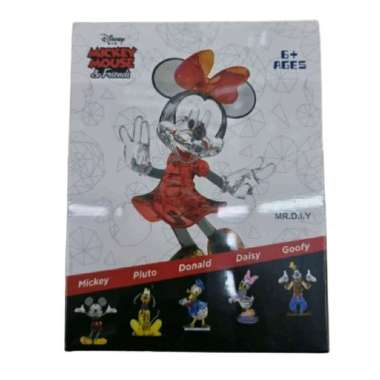 Mainan Anak Hiasan Disney Crystal Block Mickey Mouse & Friend 6+ Ages Minnie Mouse