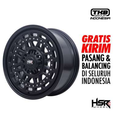 Velg Mobil Ring 17 HSR MYTH08 SW277 R17 - PCD H10X100-114,3 ET40 Semi Matte Black