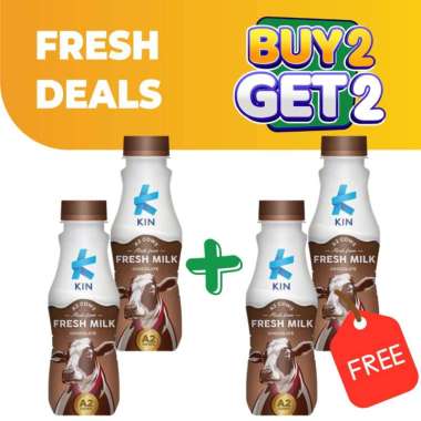 Promo Harga KIN Fresh Milk Chocolate 200 ml - Blibli