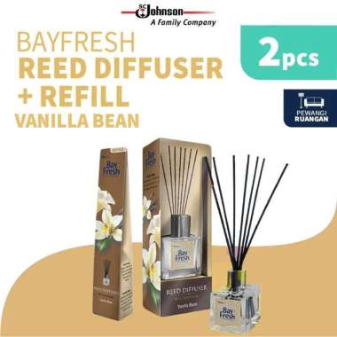 Bayfresh Reed Diffuser Pengharum Ruangan + Refill - Vanilla Bean -