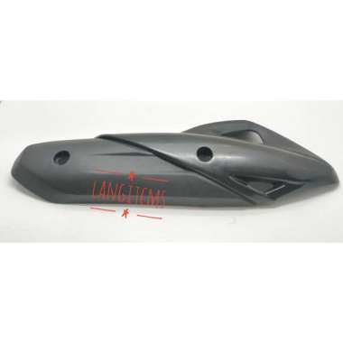 CMS Tutup Knalpot Tameng MK Pelindung Cover Knalpot PCX 150 Honda Hitam