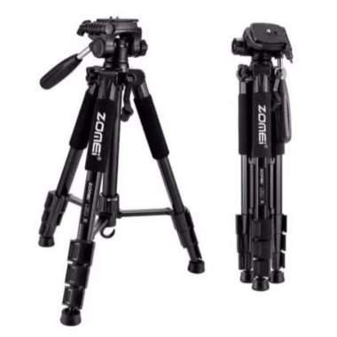 ZOMEI Q111 PROFESIONAL VIDEO TRIPOD KAMERA & HANDPHONE - Q 111 PANHEAD TRIPOD TAS Biru