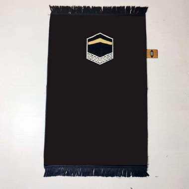 Sajadah Kiswah / sajadah /sajadah turkey hitam Premium ka'bah polos
