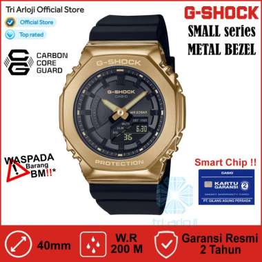 Casio G-Shock GM-S2100GB-1ADR Jam Tangan Wanita GSHOCK GMS2100GB CASIOAK GM-S2100GB-1A Gold