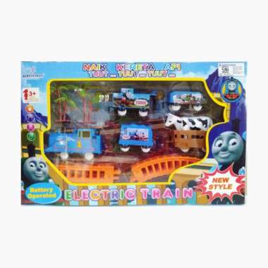 MAINAN KERETA THOMAS GERBONG DAN REL - THOMAS TRAIN ELETRIC