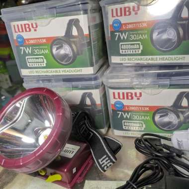 Senter kepala Luby LED Kuning L2807/153K