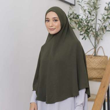 Lozy Hijab - Safa Instan Syari (Hijab Instan Syari Jumbo) Army
