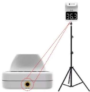 Termometer Dinding Infrared Counter Pengukur Suhu Badan Tempel K3 MINI K3 MINI +TRIPOD