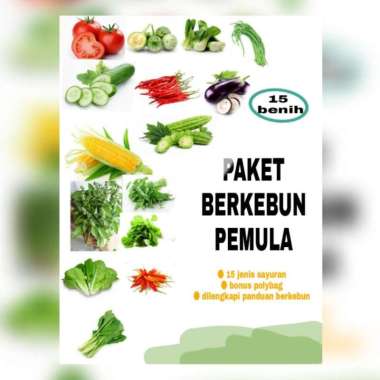 Benih Paket Berkebun Sayuran 15 jenis Bibit