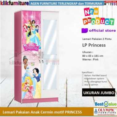 Lemari Pakaian Anak Perempuan LP PRINCESS Olympic PINK JADETABEK