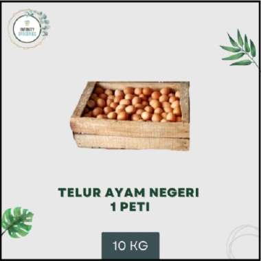 TELUR AYAM NEGERI 1 PETI / 10 KG MURAH !!