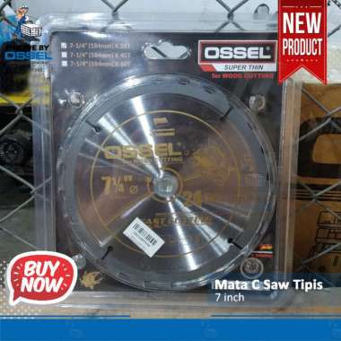 Mata C Saw Thin 7" x 24T OSSEL Mata Circular Saw Tipis 7" x 24T OSSEL