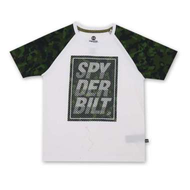 Spyderbilt Kaos lengan pendek Anak Anak Army Animo Planet Surf L