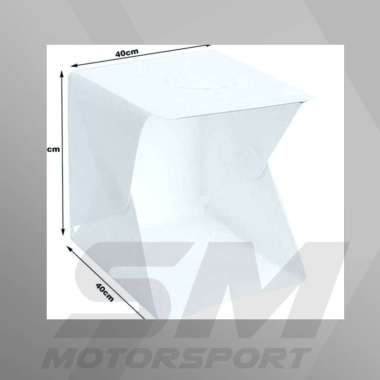 Mini Photo Studio Box SIZE L Portable LED Kotak Foto Produk Putih