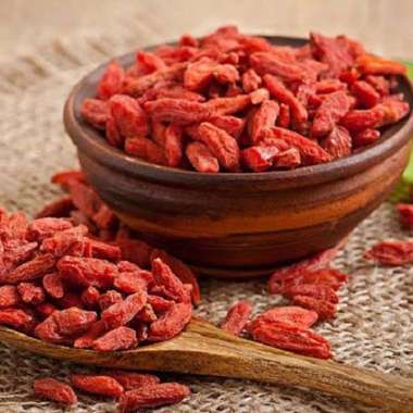 Manisan Buah gojiberry goji wolf berry wolfberry kie che kici kiechi kering 10 25 gram snack camilan