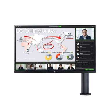 LG 32QP880N-B LG UltraFine™ 32'' IPS QHD Monitor with Ergo Stand