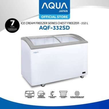 AQUA JAPAN Chest Freezer AQF-332SD - 332L (Palembang)