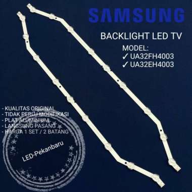 BACKLIGHT LED TV SAMSUNG BL 3V 9K 9MATA LENGKUNG 32 INCH UA32FH4003