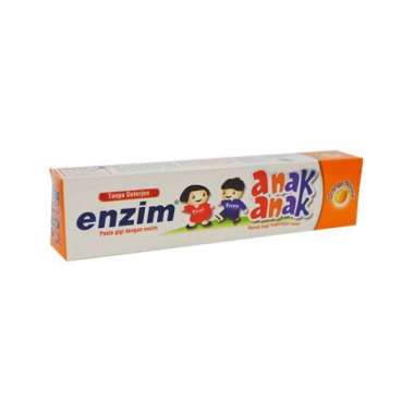 Enzim Pasta Gigi Anak Orange 63gr - Pasta Gigi Enzim
