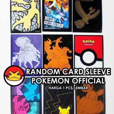 Pokemon Card Sleeve Random Plastik Pelindung Kartu TCG (1 PCS)