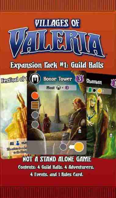Villages of Valeria - Guild Halls Expansion Pack 1 Board Game