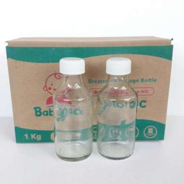 Botol Asi Bayi UC-1000 - kaca 120ml (10 pcs) Transparant