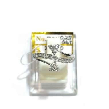 Cincin Wanita Berlian Diamond 0.27 ct Emas Putih 750