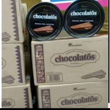 Promo Harga Chocolatos Wafer Roll Cokelat Dark 190 gr - Blibli