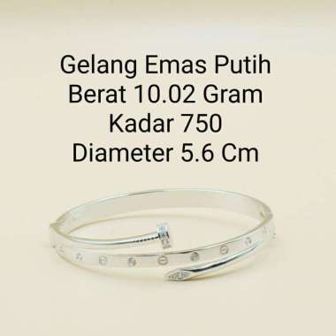 Jual Gelang Emas Putih 18k Terbaru - Harga Murah | Blibli.com