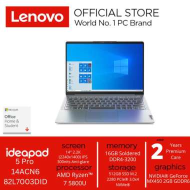 Lenovo Ideapad Slim 5 PRO R7 82L7003DID