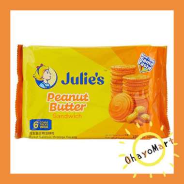 Biskuit Julies rasa kacang / Julie's peanut butter/ Biscuit 180g