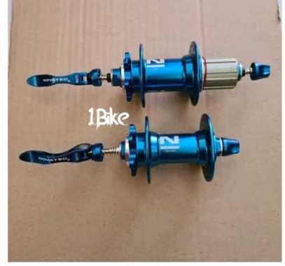 FreeHub Novatec 32 Hole Six Bolt Sealed Bearing Jangkrik. Biru