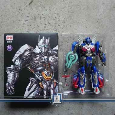 Diecast Mobil Besi Optimus Prime Transformer Bmb Baru