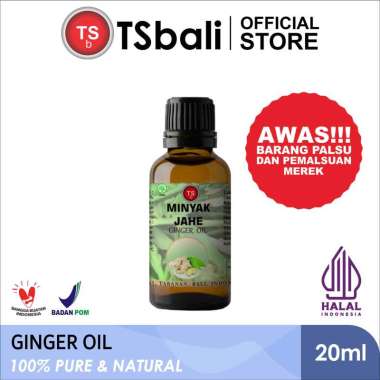 Ginger Essential Oil Aromatherapy Minyak Jahe TSbali 100% Murni 20ml
