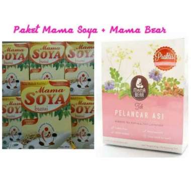 Paket Mama Bear Teh Asi Booster dan Mama Soya