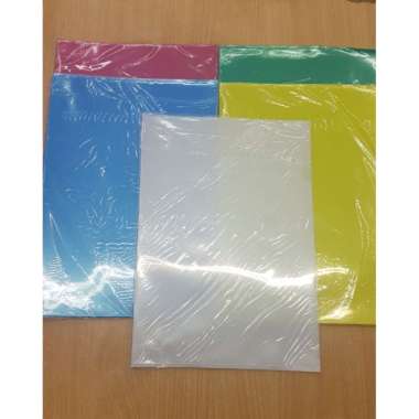 Map Plastik Bening / Map L Vindex Folio - BENING ( 1 PAK = 12 PCS ) TRANSPARAN