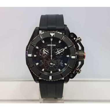 Expedition EXP E3009M Jam Tangan Pria Rubber Strap Gray Black
