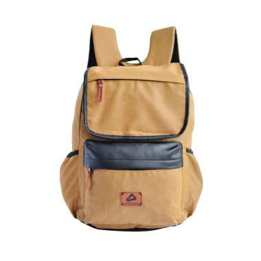 Amooba Backpack Orlando Tas Ransel - Coklat Muda